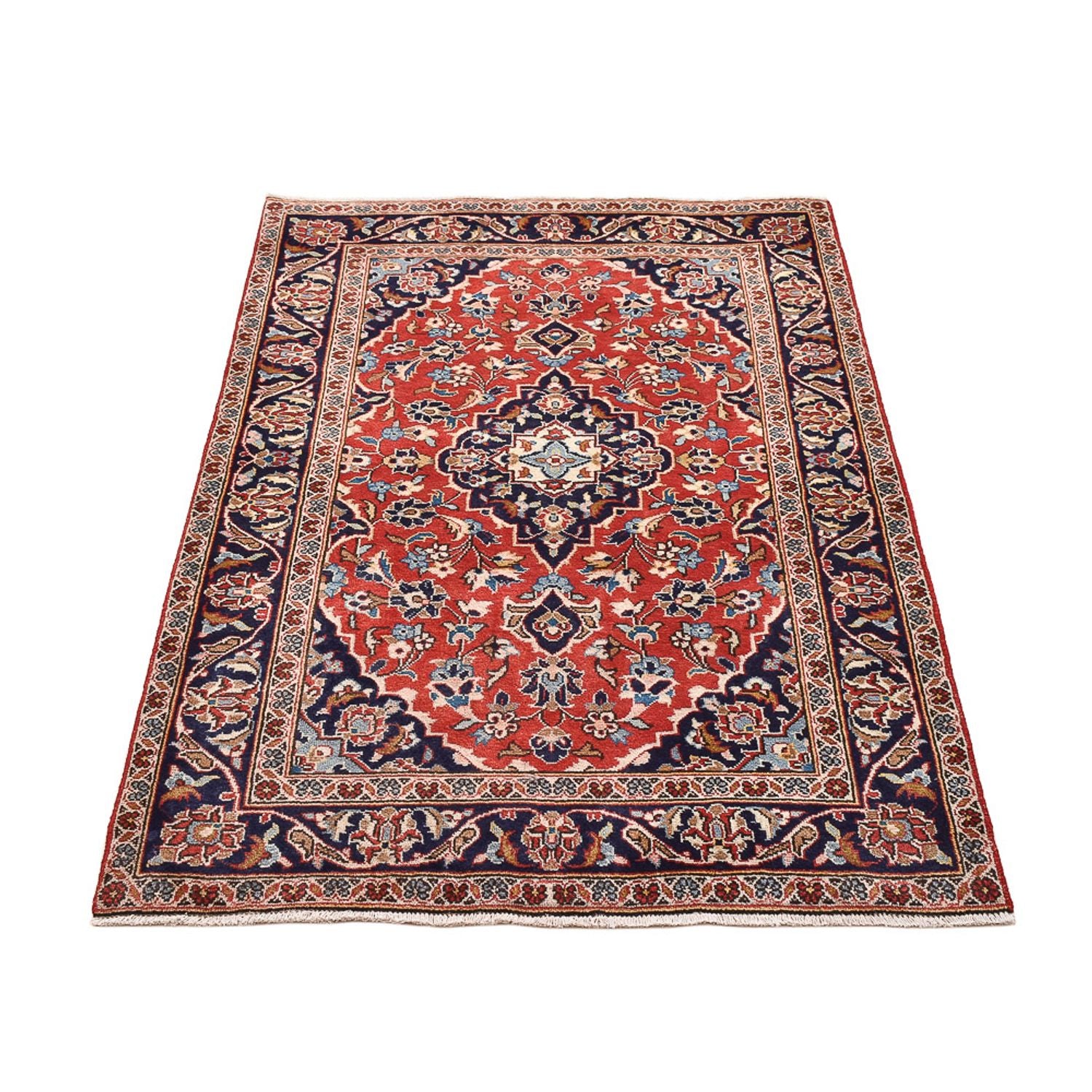 Tapis persan - Keshan - 147 x 98 cm - rouge