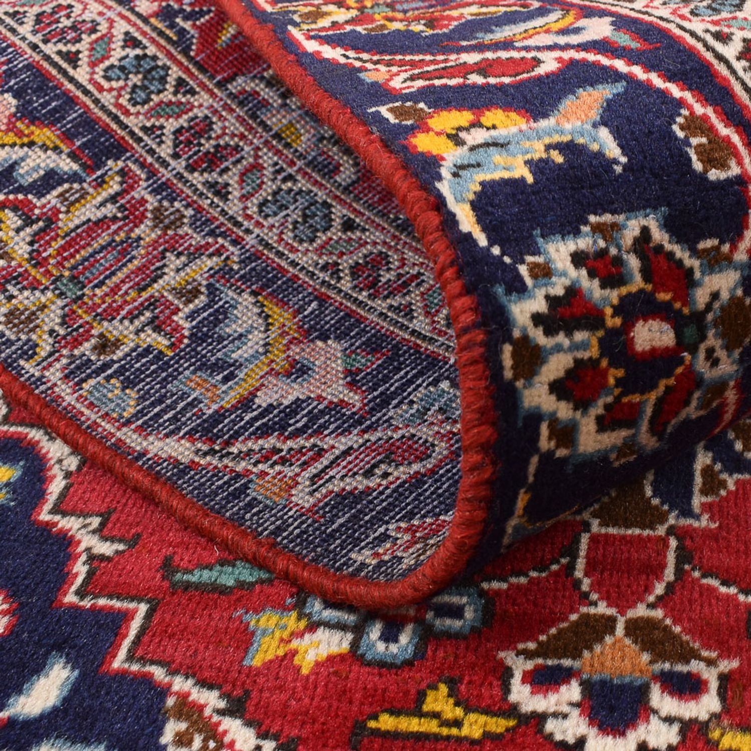 Tapis persan - Keshan - 142 x 90 cm - rouge