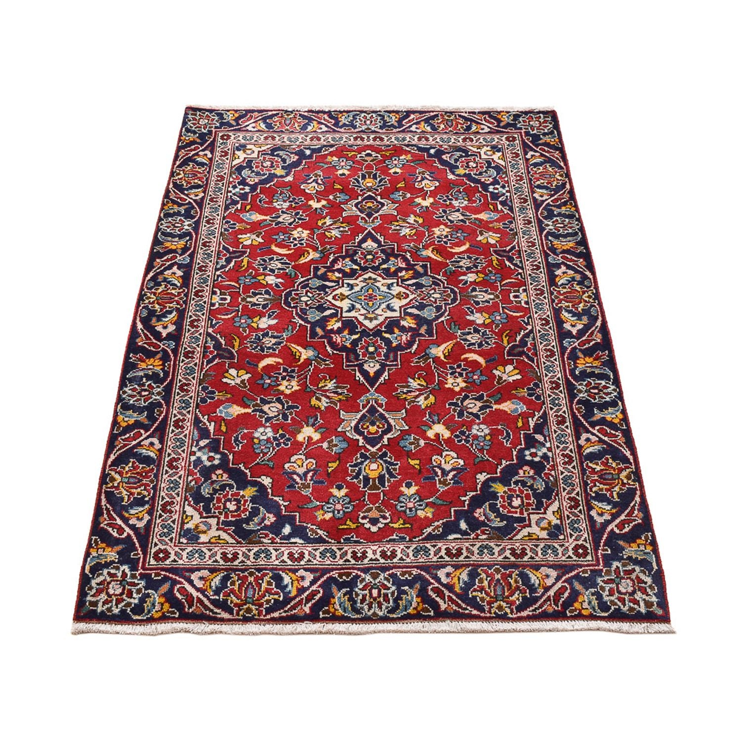 Tapis persan - Keshan - 142 x 90 cm - rouge