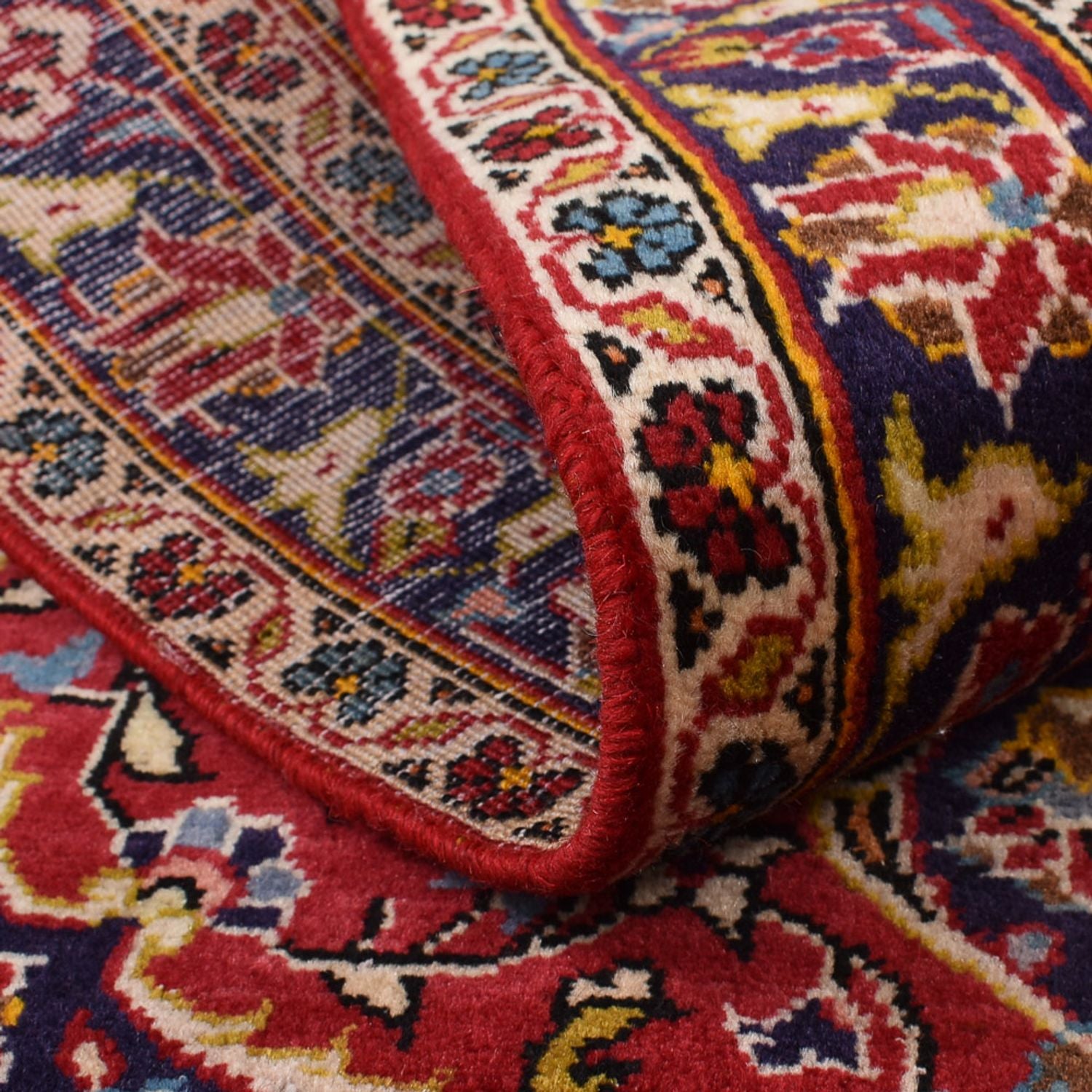 Tapis persan - Keshan - 161 x 97 cm - rouge