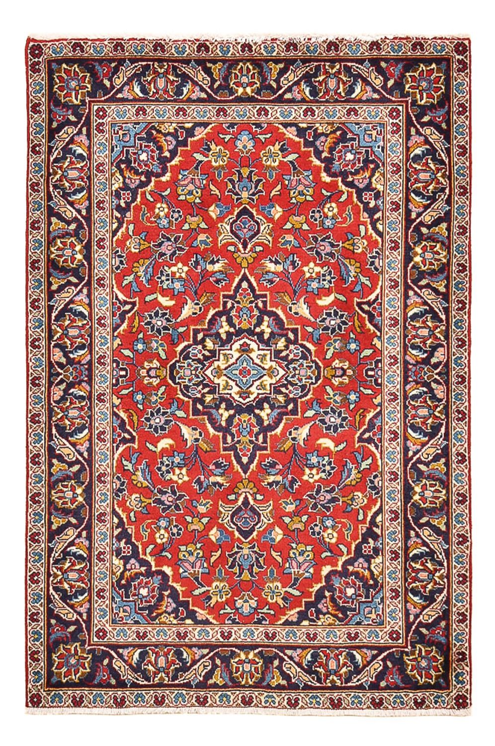 Tapis persan - Keshan - 150 x 100 cm - rouge