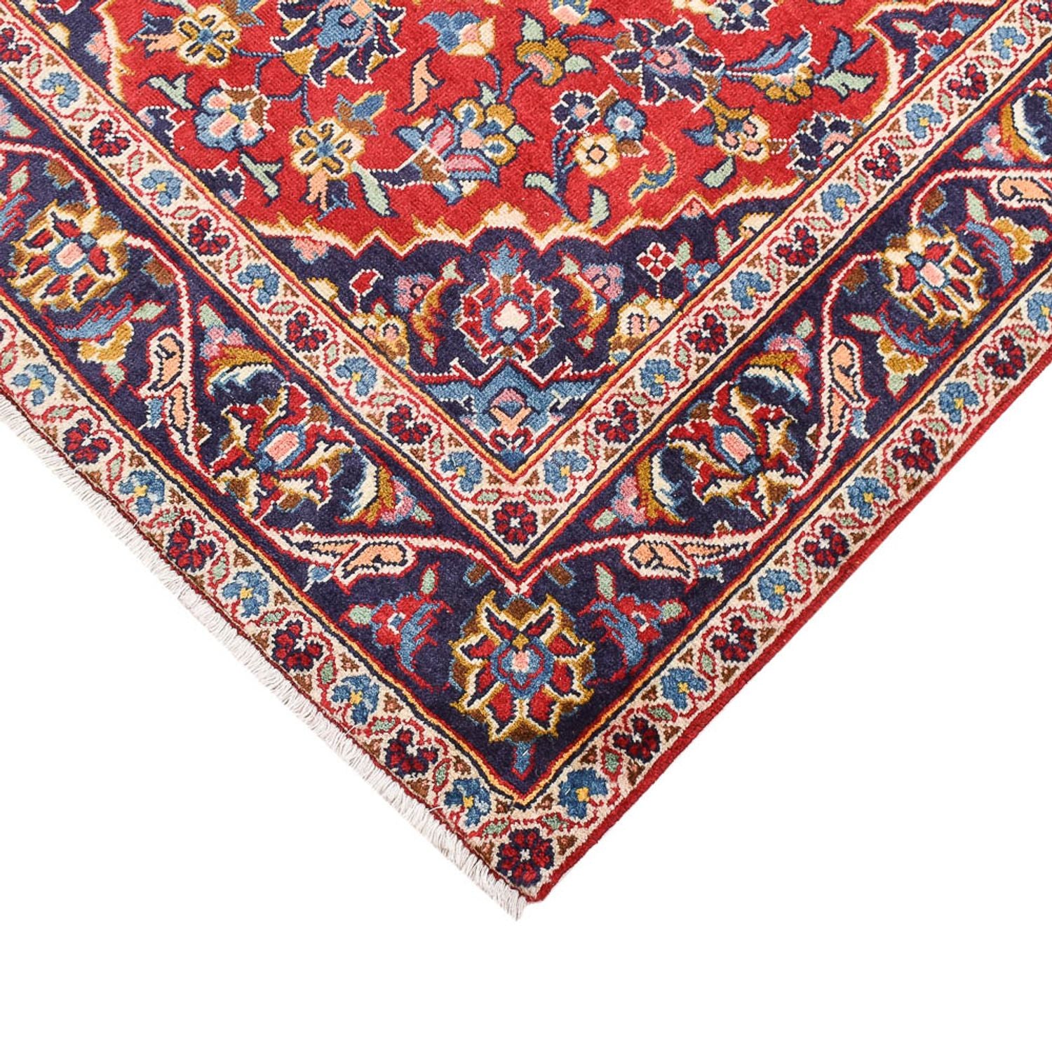 Tapis persan - Keshan - 150 x 100 cm - rouge