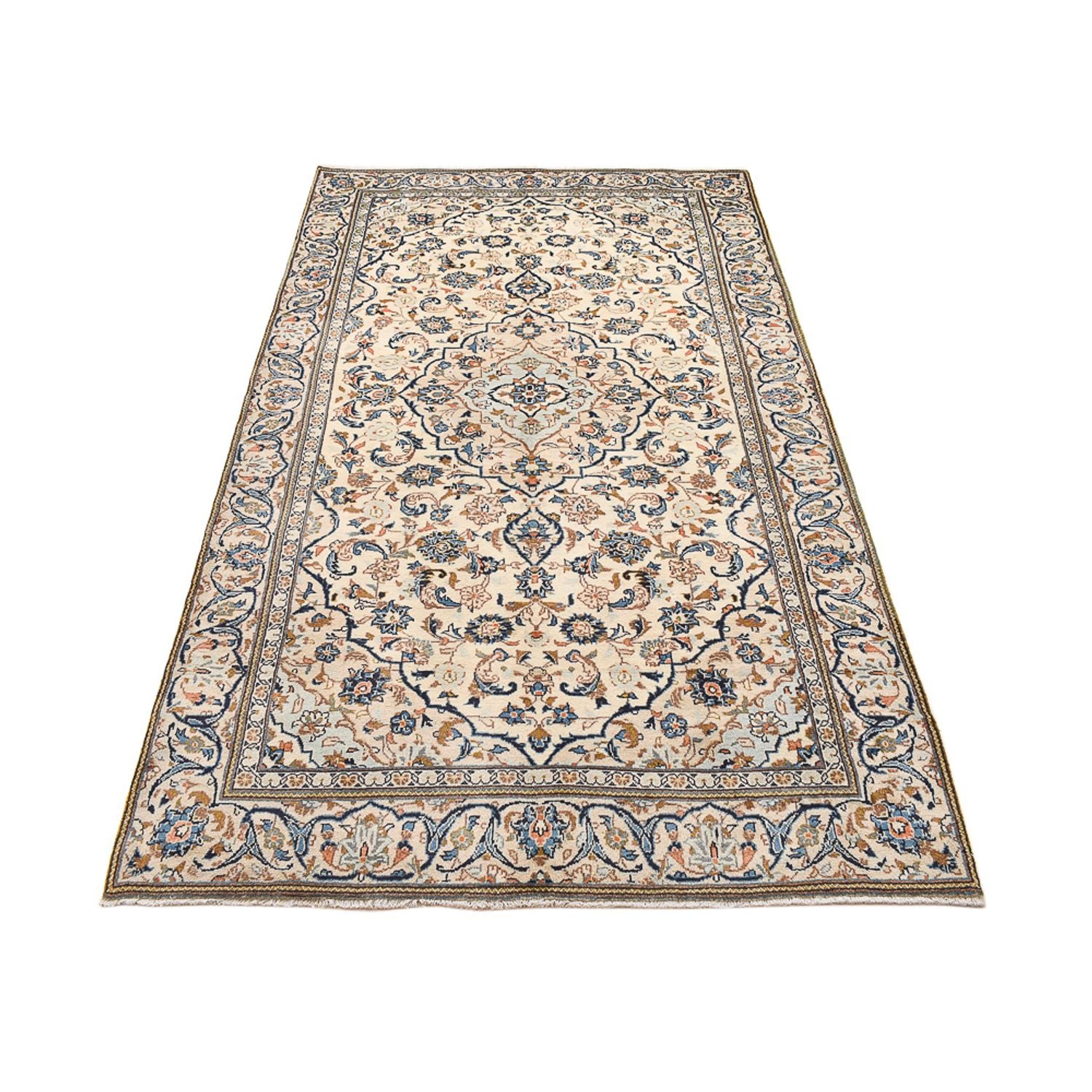 Tapis persan - Keshan - 248 x 133 cm - sable