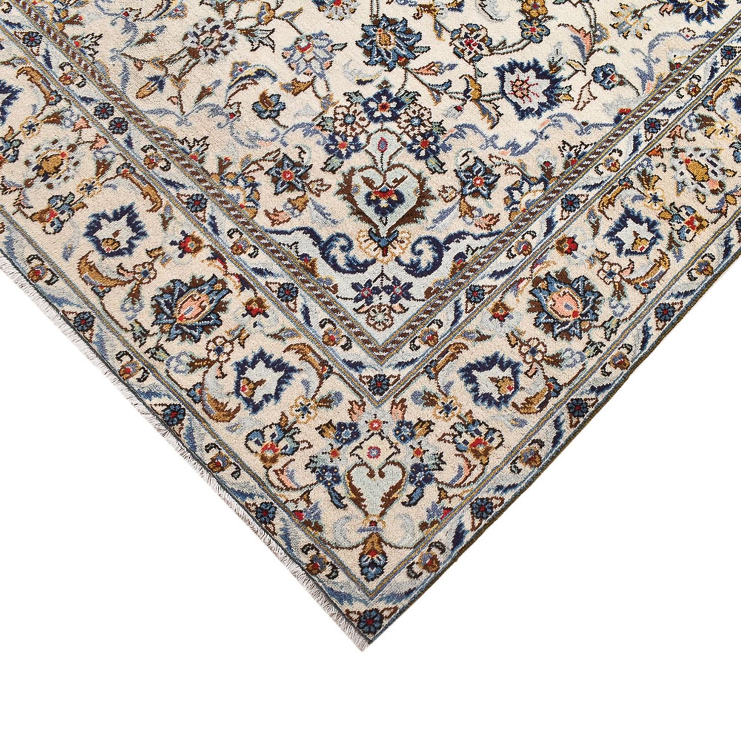 Tapis persan - Keshan - 247 x 143 cm - multicolore