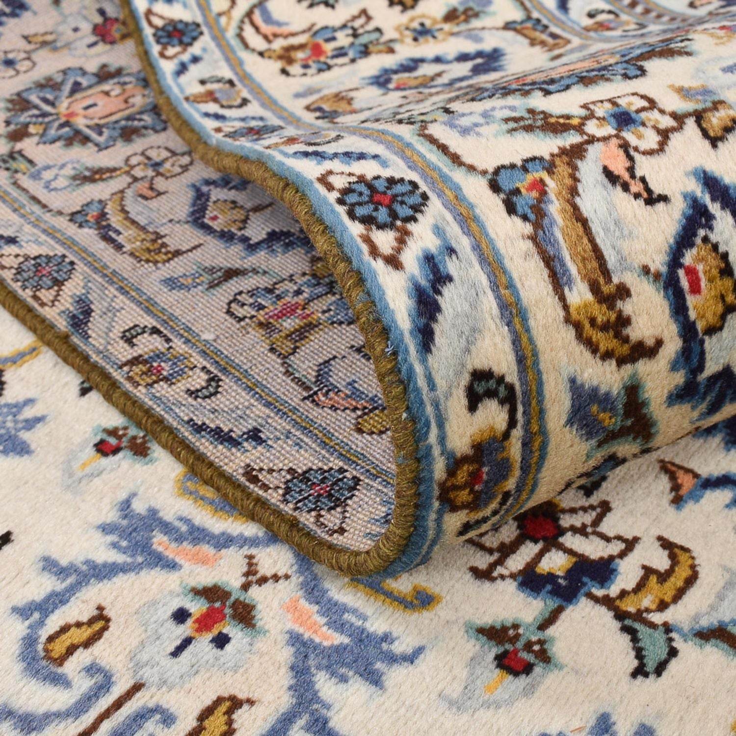 Tapis persan - Keshan - 247 x 143 cm - multicolore