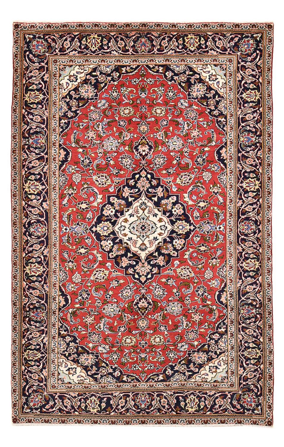 Tapis persan - Keshan - 248 x 150 cm - rouge