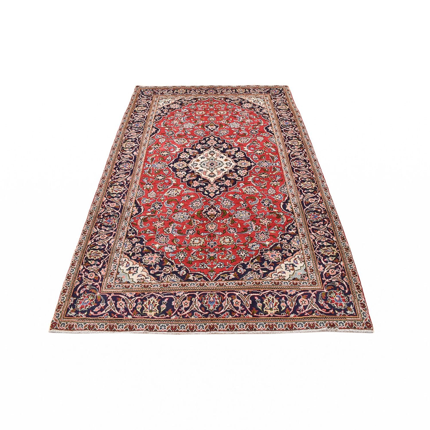 Tapis persan - Keshan - 248 x 150 cm - rouge