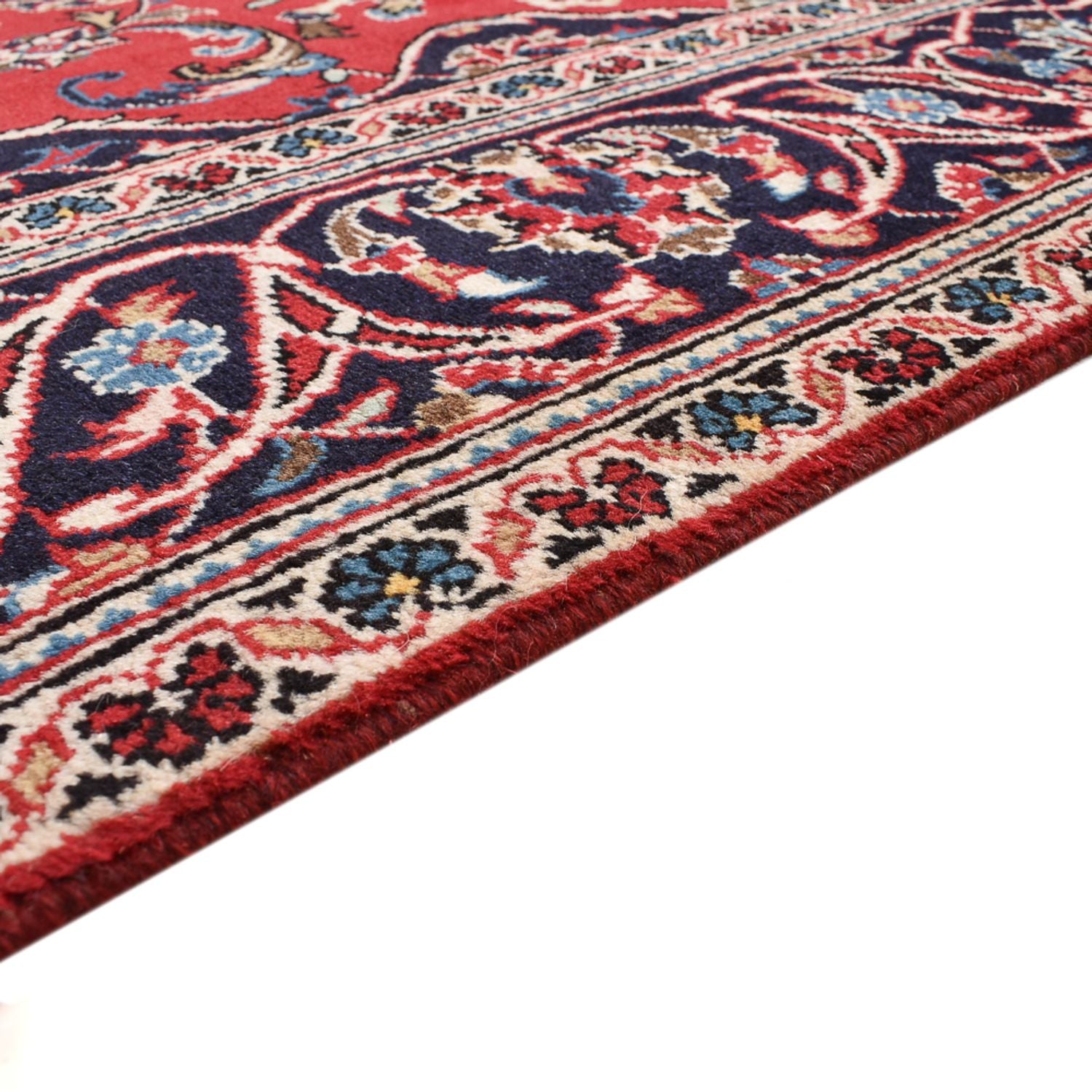 Tapis persan - Keshan - 253 x 144 cm - rouge