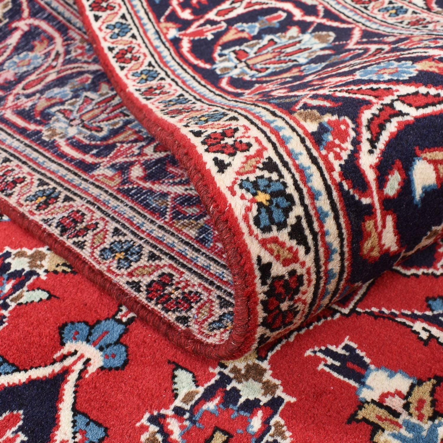 Tapis persan - Keshan - 253 x 144 cm - rouge
