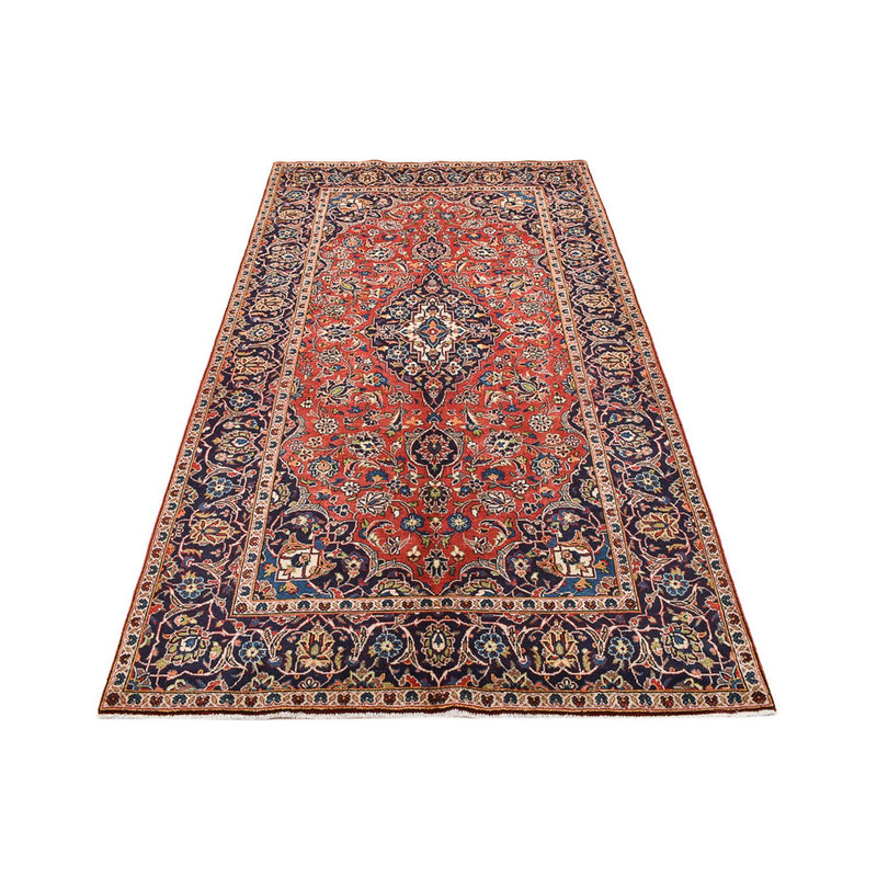 Tapis persan - Keshan - 263 x 146 cm - rouge clair