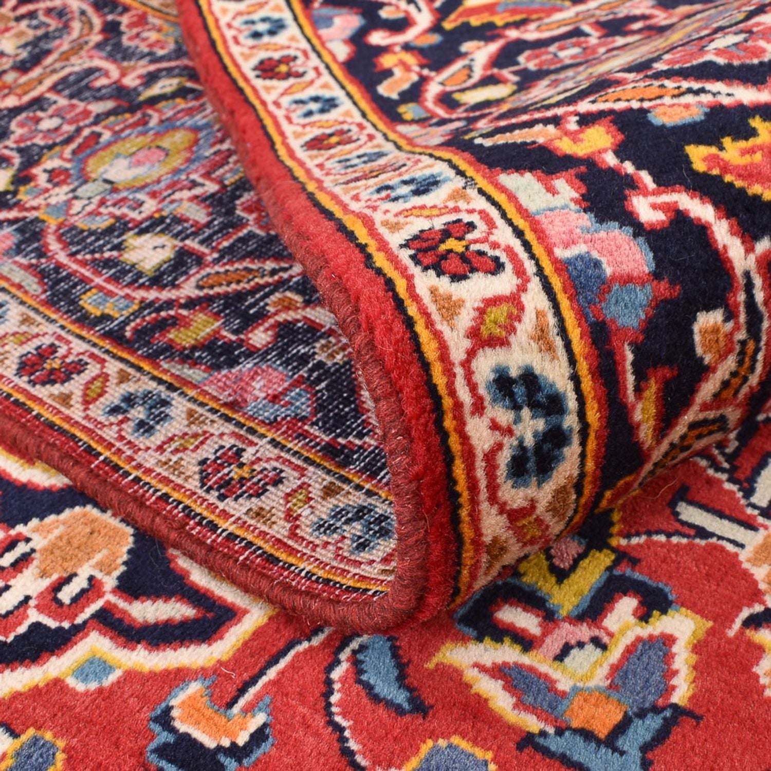 Tapis persan - Keshan - 234 x 147 cm - rouge