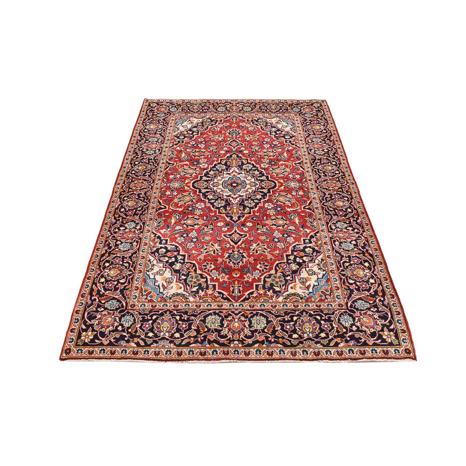 Tapis persan - Keshan - 234 x 147 cm - rouge