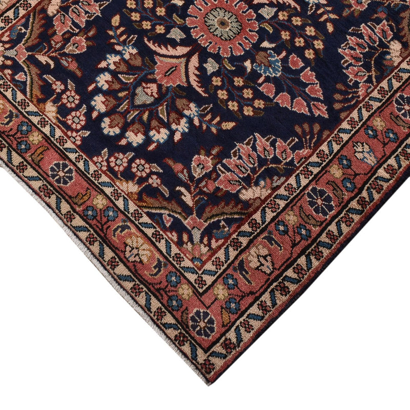 Tapis de couloir Tapis persan - Nomadic - 435 x 102 cm - bleu foncé