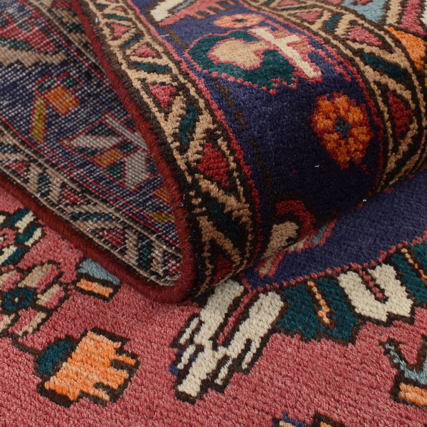 Läufer Perser - Täbriz - 338 x 112 cm - rot