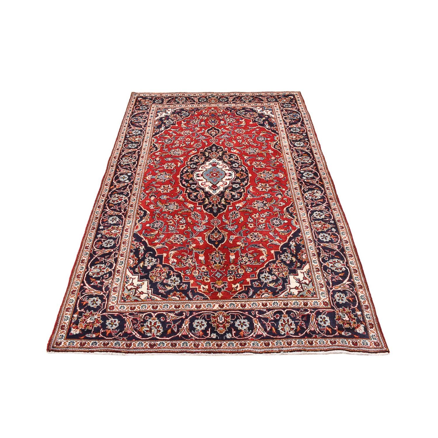 Tapis persan - Keshan - 235 x 148 cm - rouge