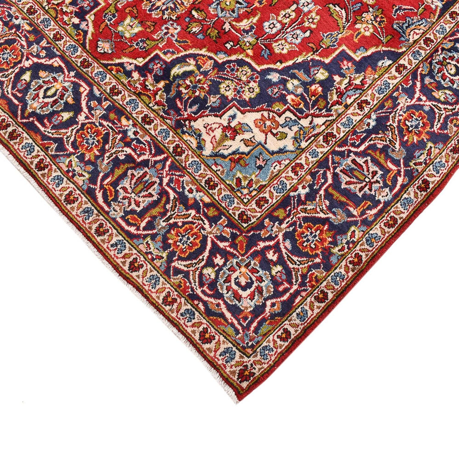 Tapis persan - Keshan - 260 x 148 cm - rouge