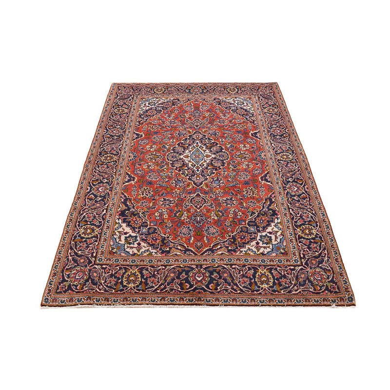 Tapis persan - Keshan - 210 x 140 cm - rouge clair