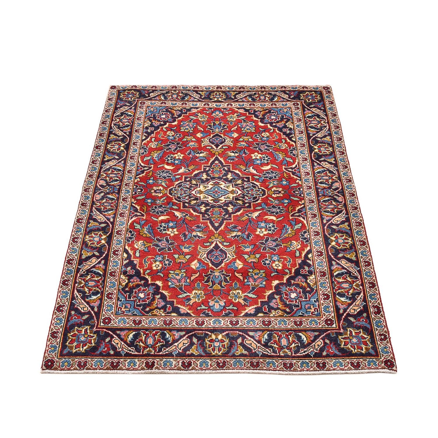 Tapis persan - Keshan - 147 x 97 cm - rouge