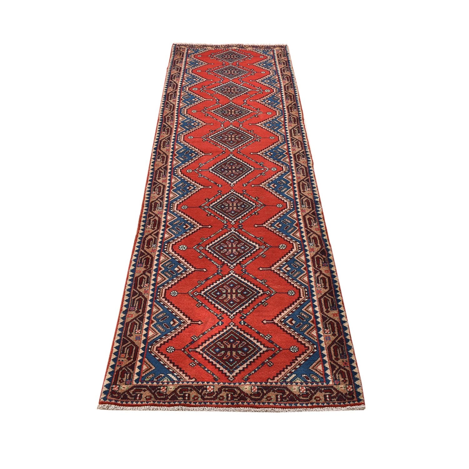Läufer Perser - Nomadic - 276 x 80 cm - rot