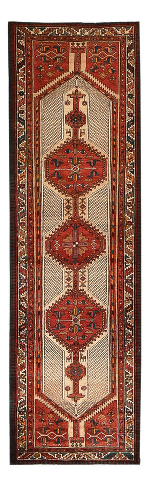 Läufer Perser - Nomadic - 332 x 100 cm - rot