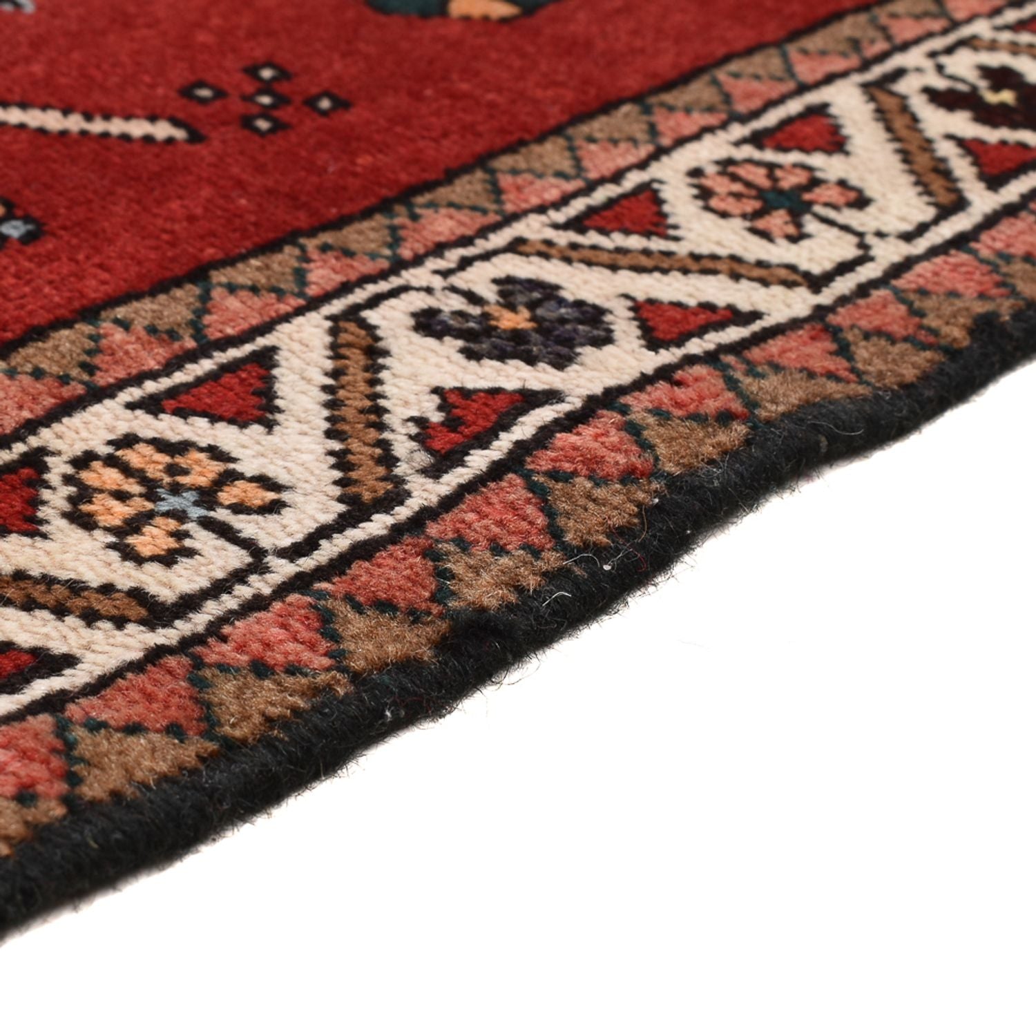 Perserteppich - Nomadic - 133 x 90 cm - rot