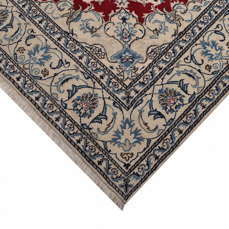 Tapis persan - Nain - 290 x 198 cm - rouge