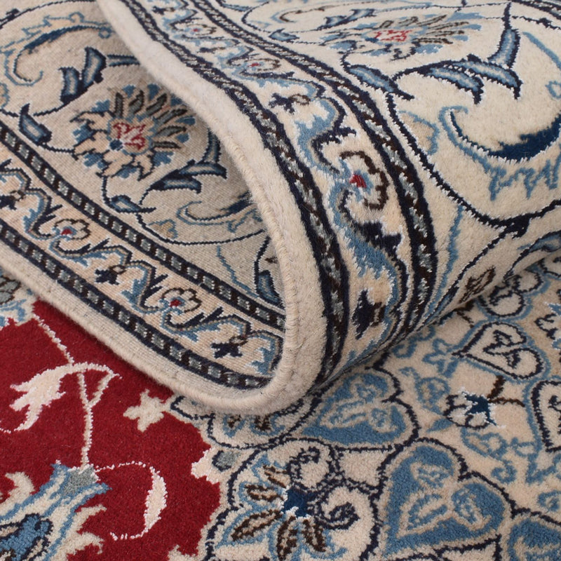 Tapis persan - Nain - 290 x 198 cm - rouge
