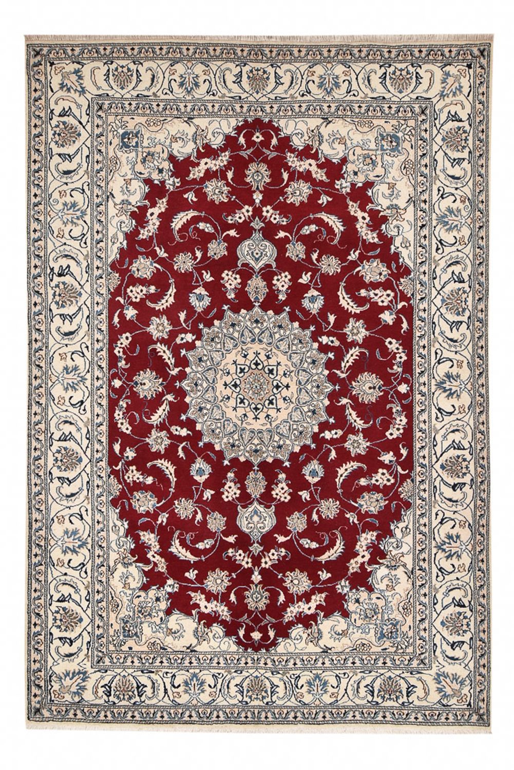 Perserteppich - Nain - 296 x 200 cm - rot