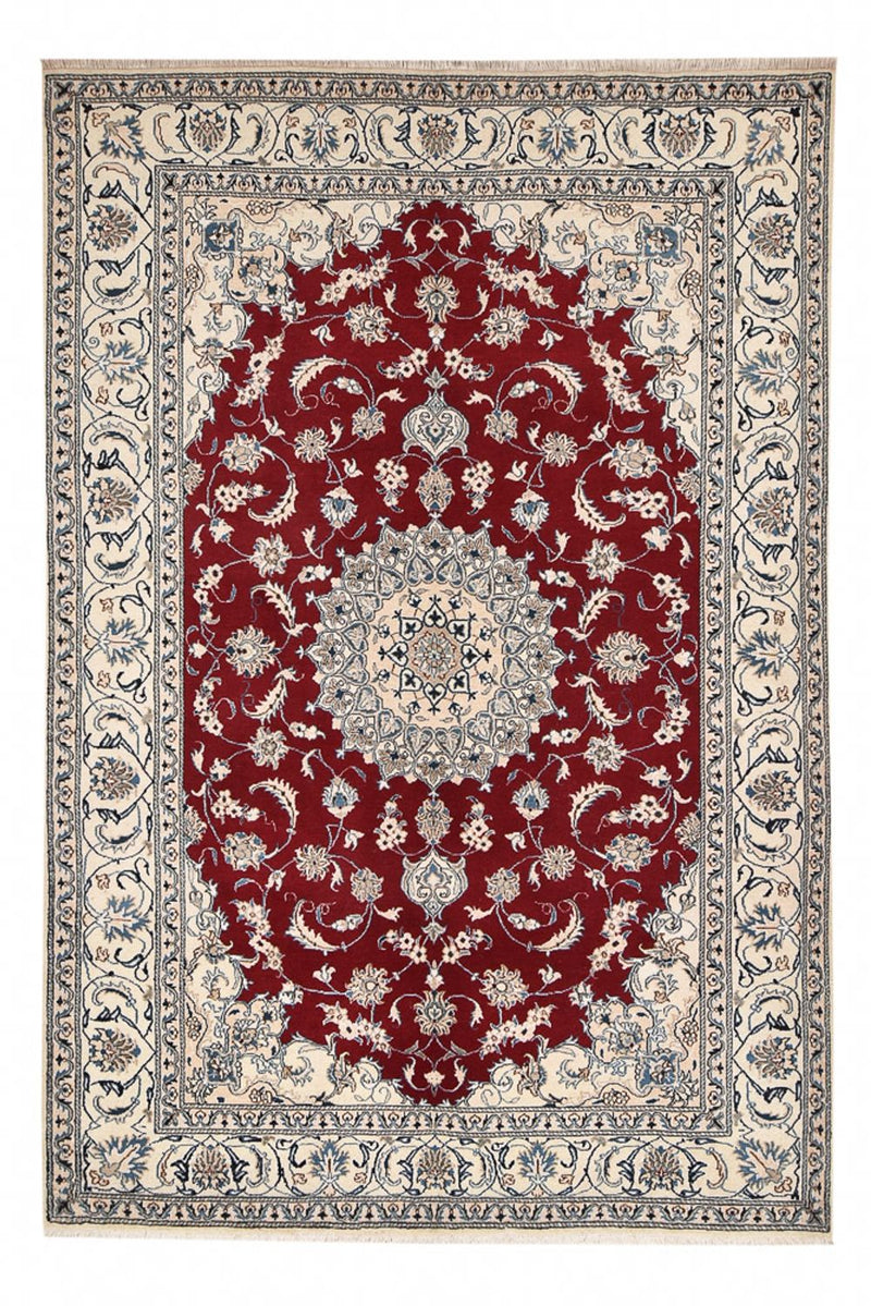 Perserteppich - Nain - 296 x 200 cm - rot