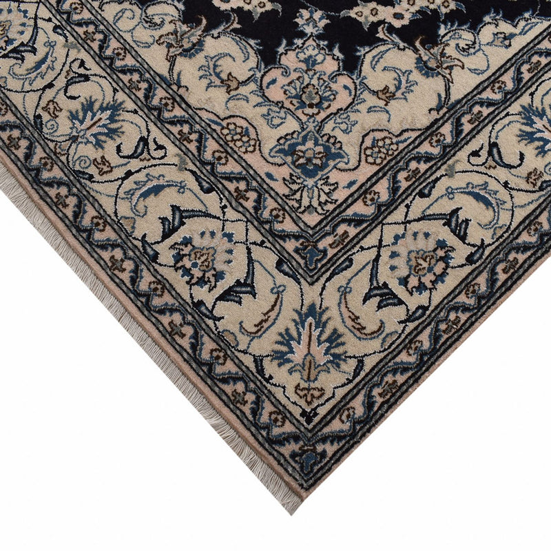 Perserteppich - Nain - 298 x 202 cm - dunkelblau