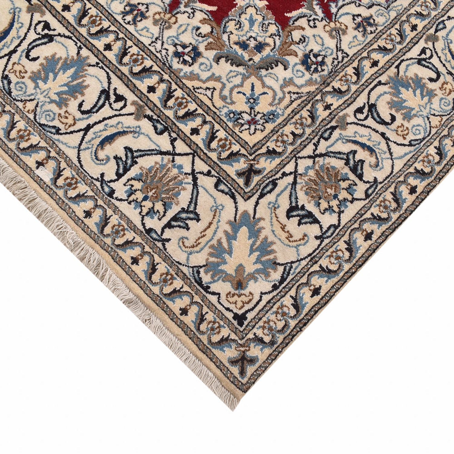 Perserteppich - Nain quadratisch  - 197 x 195 cm - rot