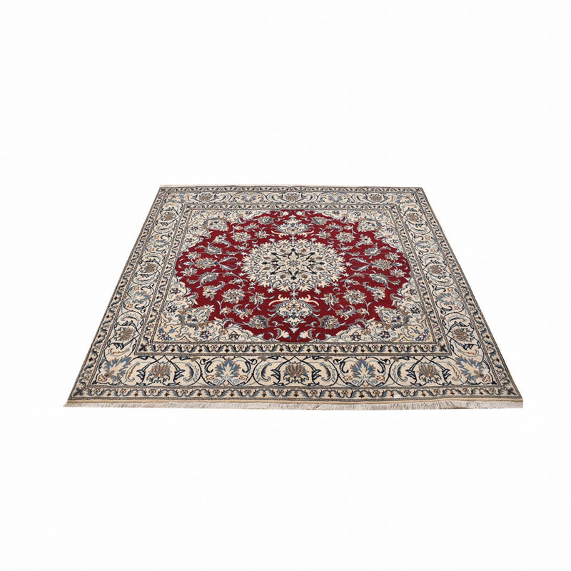 Perserteppich - Nain quadratisch  - 197 x 195 cm - rot