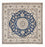 Tapis persan - Nain carré  - 202 x 195 cm - bleu
