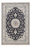 Tapis persan - Nain - 242 x 162 cm - bleu foncé