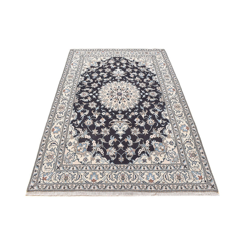 Tapis persan - Nain - 242 x 162 cm - bleu foncé