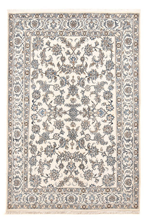 Tapis persan - Nain - 240 x 165 cm - gris clair