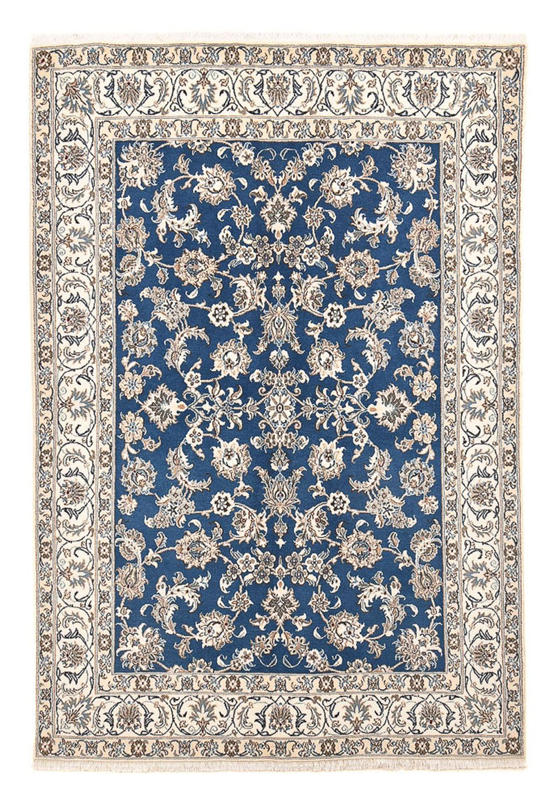 Tapis persan - Nain - 242 x 165 cm - bleu