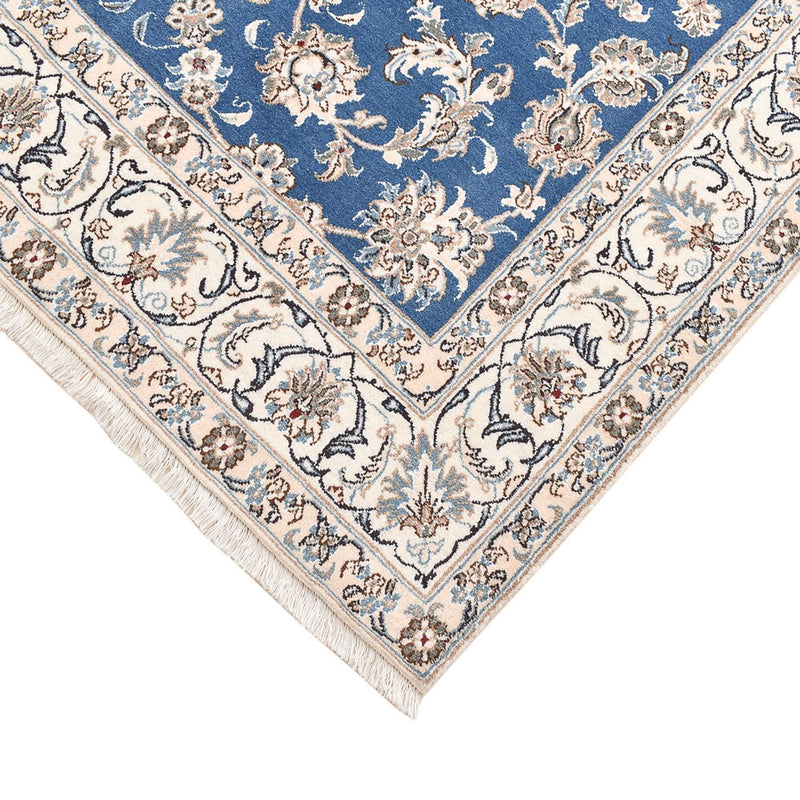 Tapis persan - Nain - 242 x 165 cm - bleu