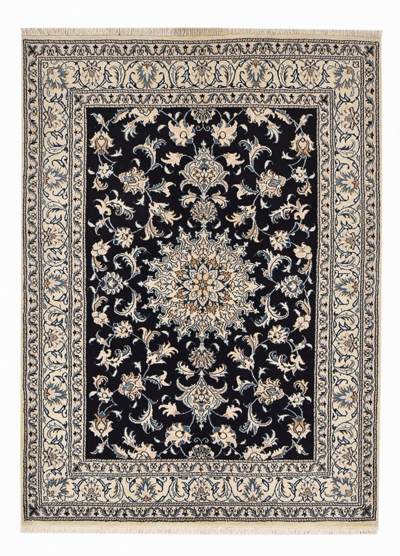 Perserteppich - Nain - 200 x 149 cm - dunkelblau