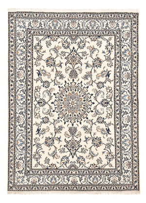 Tapis persan - Nain - 198 x 143 cm - beige clair
