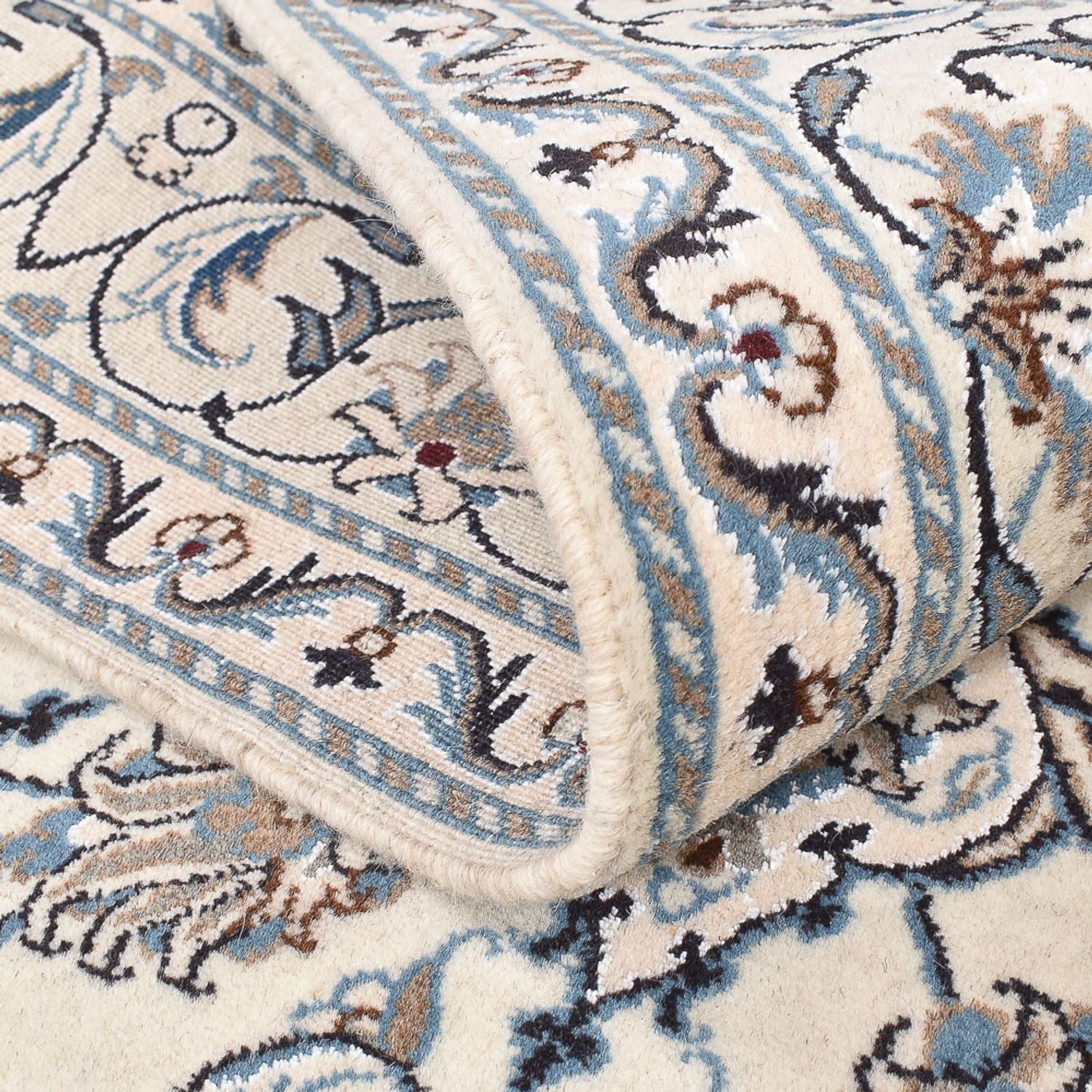Tapis persan - Nain - 207 x 149 cm - beige clair