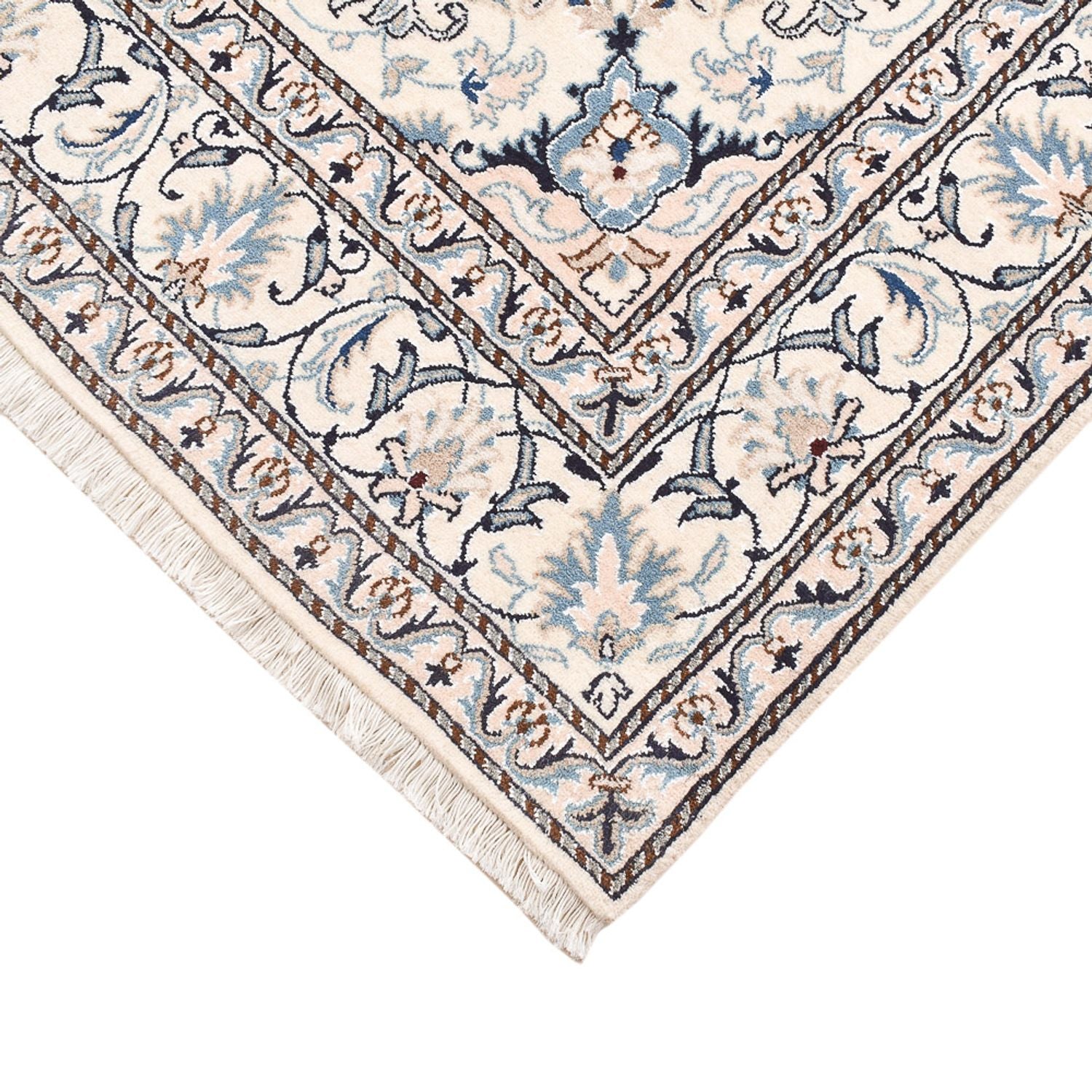 Tapis persan - Nain - 205 x 149 cm - bleu
