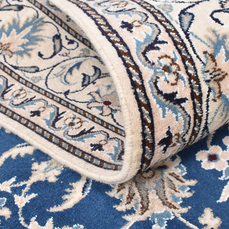 Tapis persan - Nain - 205 x 149 cm - bleu