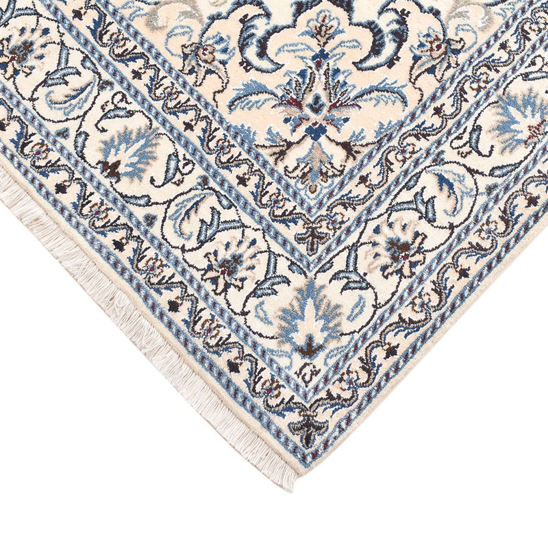Tapis persan - Nain - 201 x 145 cm - beige clair