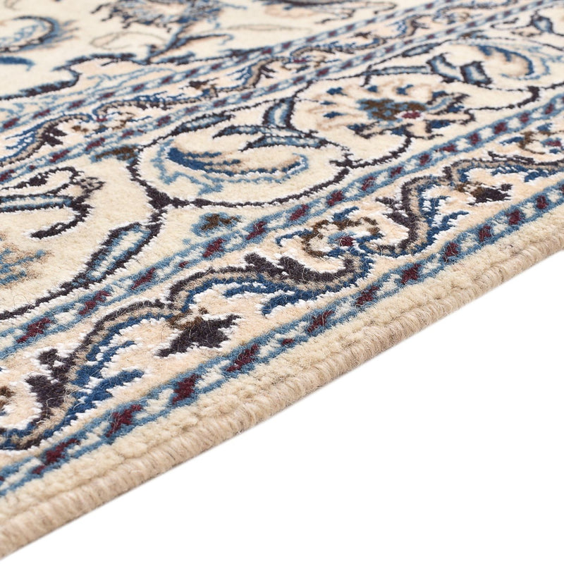 Tapis persan - Nain - 201 x 145 cm - beige clair