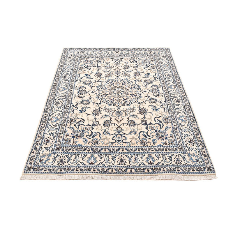 Tapis persan - Nain - 201 x 145 cm - beige clair