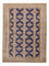 Tapis Turkaman - 136 x 101 cm - bleu foncé