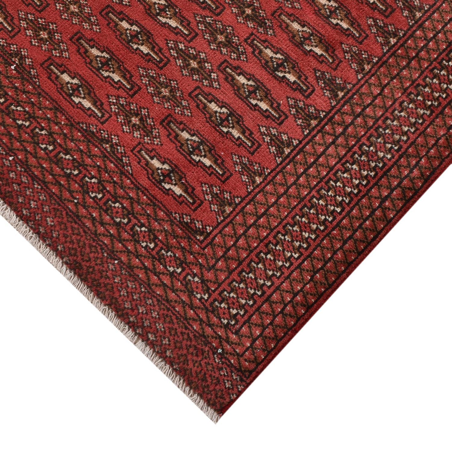 Tapis Turkaman - 190 x 128 cm - rouge