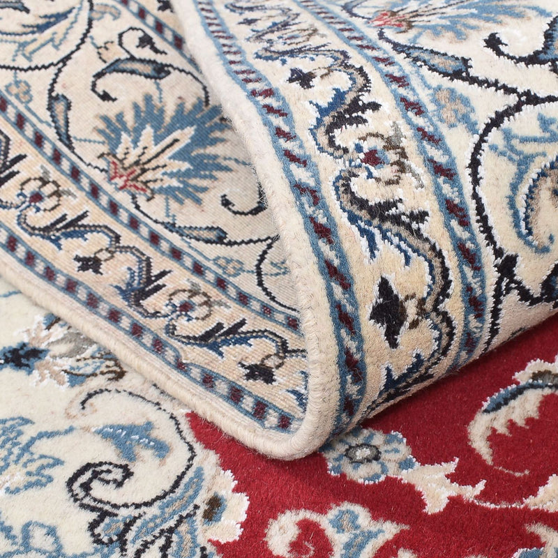 Tapis persan - Nain - 200 x 149 cm - rouge