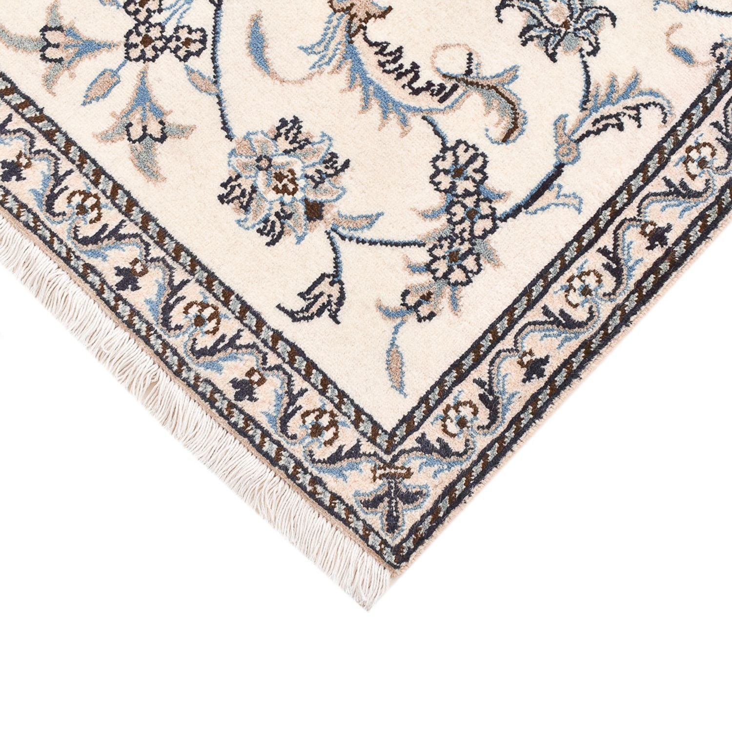 Tapis persan - Nain - 138 x 90 cm - beige clair